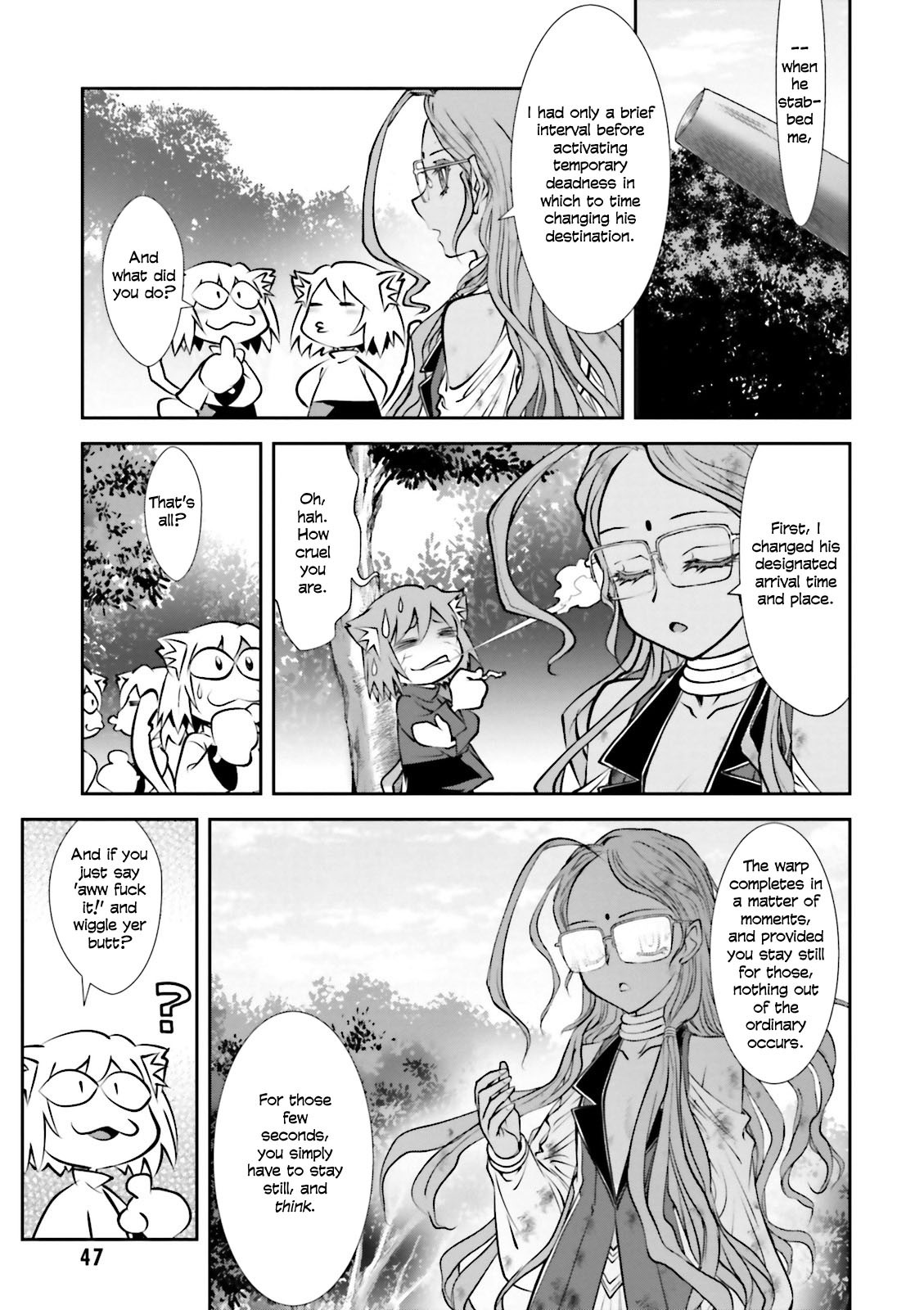 Melty Blood - Back Alley Alliance Nightmare Chapter 7 page 17 - Chapter 7