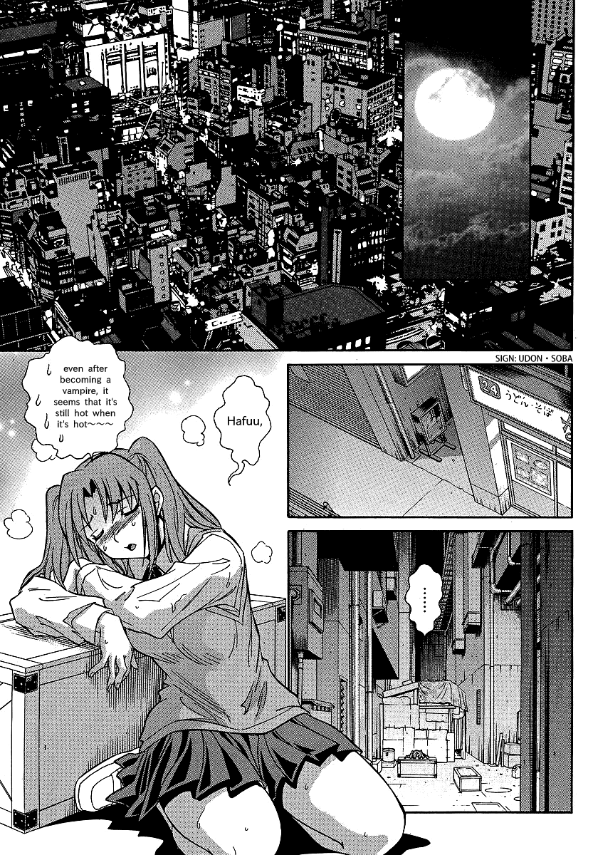 Melty Blood X Chapter 1.2 page 6 - Chapter 1 v2 : Route1 - Back Alley Pyramid Night