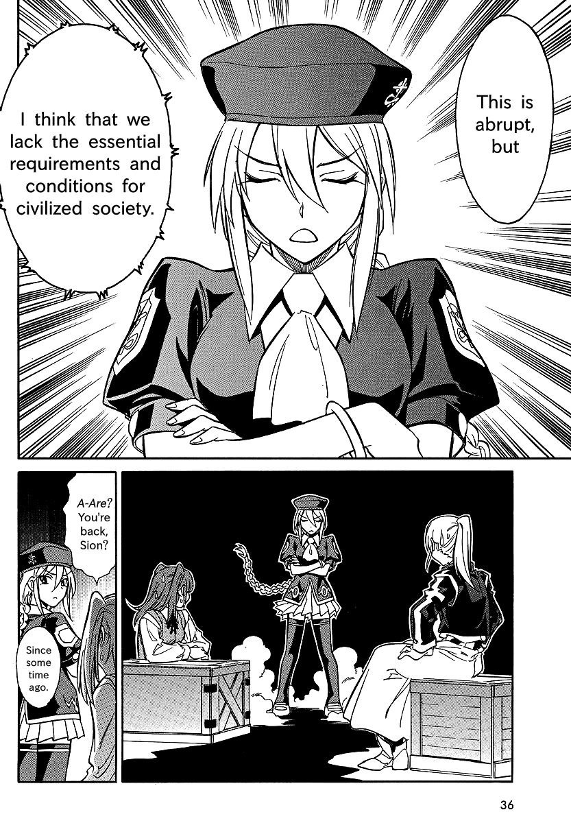 Melty Blood X Chapter 1.2 page 9 - Chapter 1 v2 : Route1 - Back Alley Pyramid Night