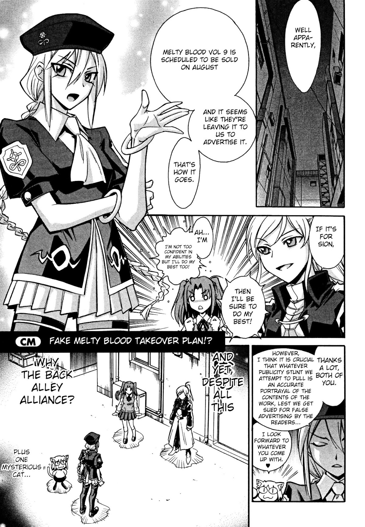 Melty Blood X Chapter 12.1 page 1 - Chapter 12.1 : Type-Moon Ace Magazine - Extra 1