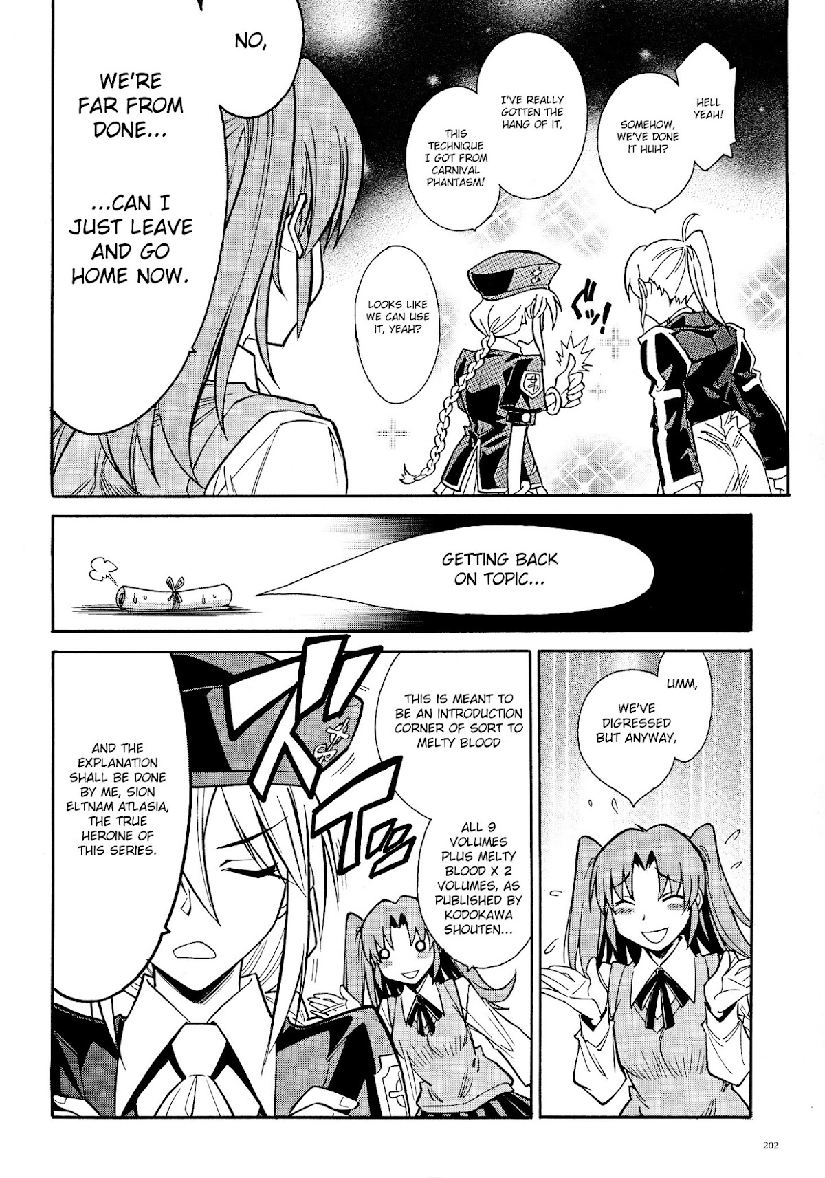 Melty Blood X Chapter 12.2 page 4 - Chapter 12.2 : Type-Moon Ace Magazine - Extra 2