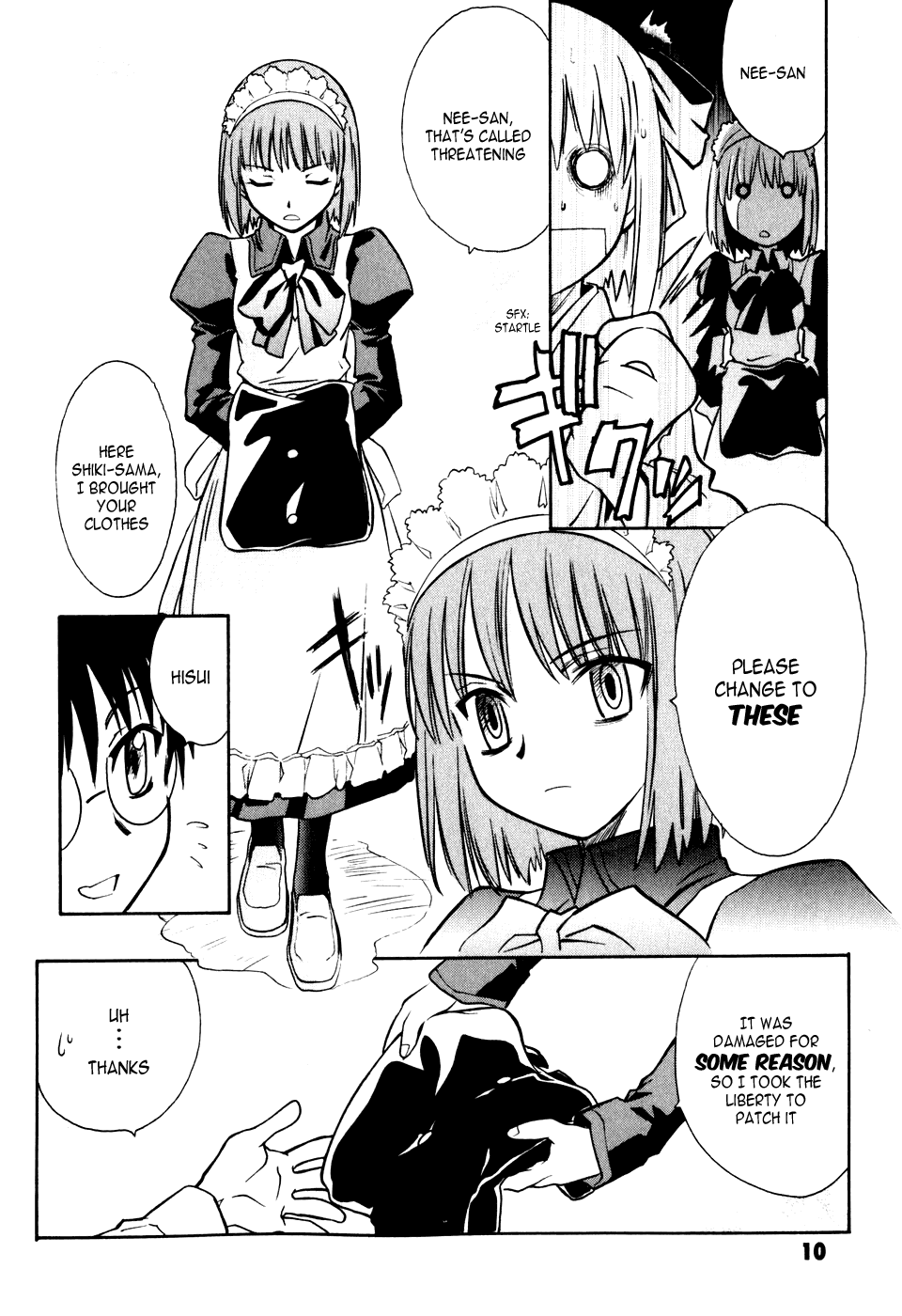 Melty Blood Chapter 5 page 13 - Chapter 5: ACT.5 - Disturbance