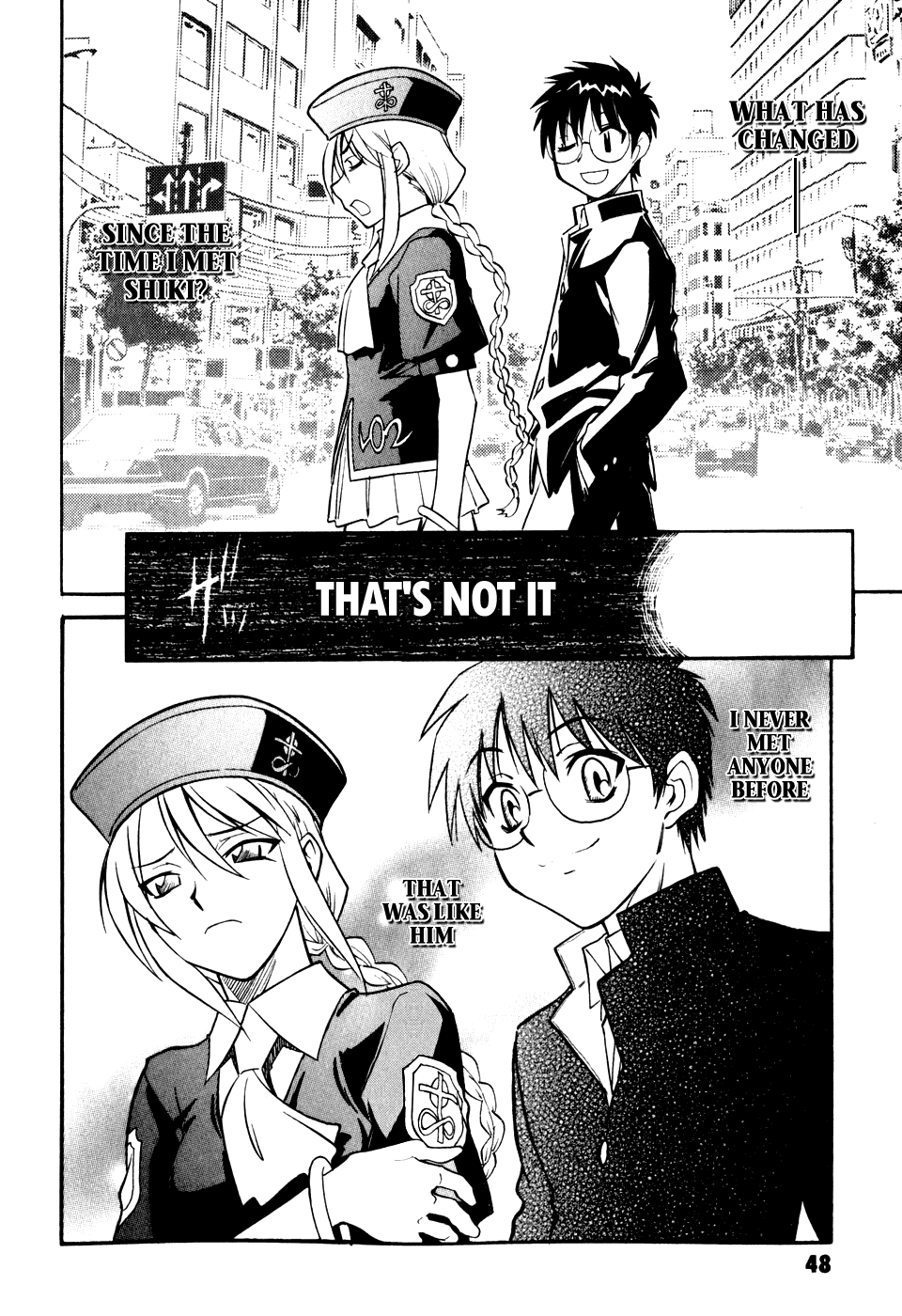 Melty Blood Chapter 6 page 12 - Chapter 6: ACT.6 - Red Hair