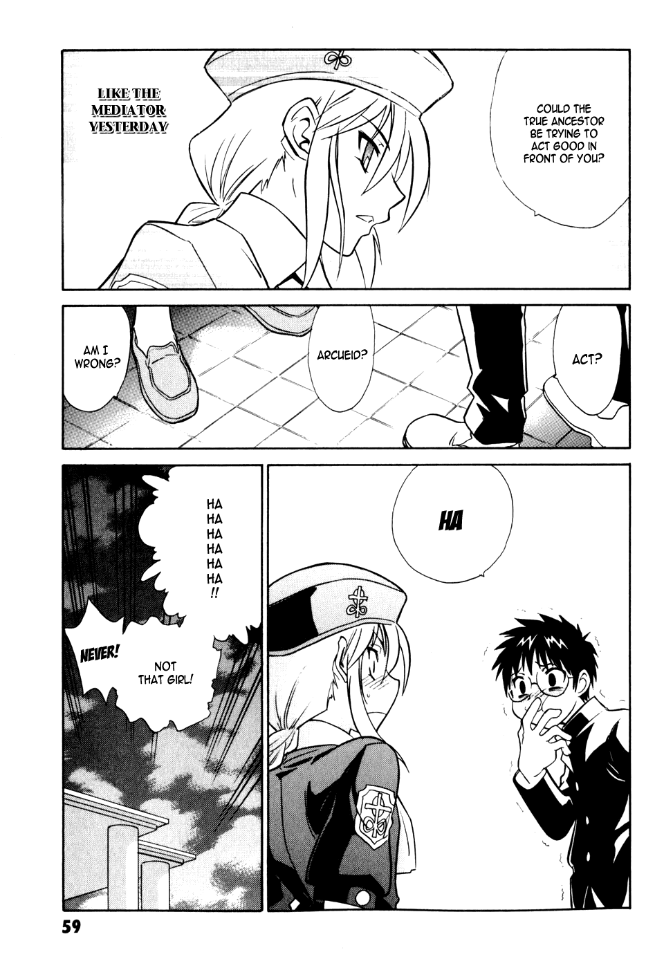 Melty Blood Chapter 6 page 22 - Chapter 6: ACT.6 - Red Hair