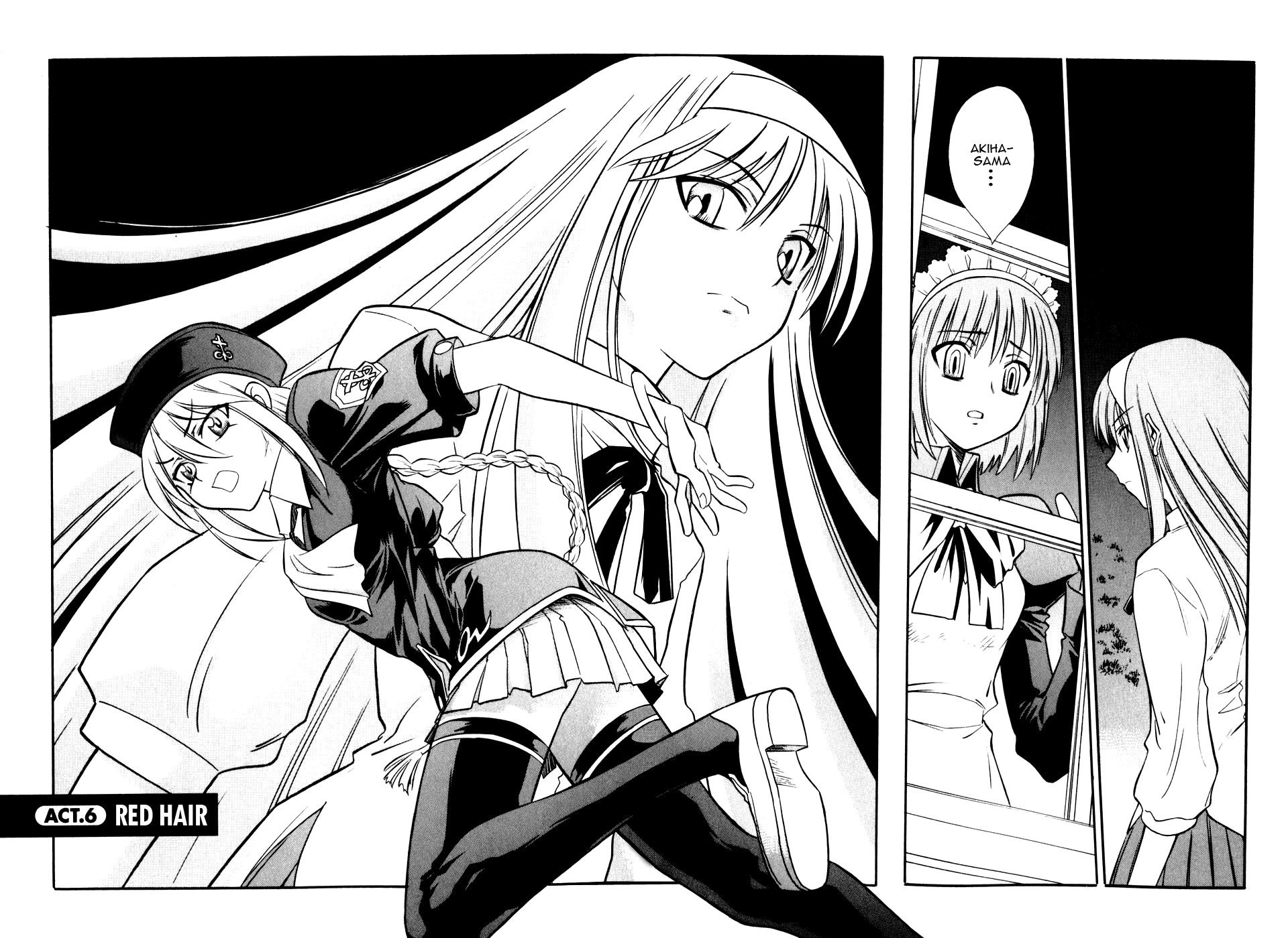 Melty Blood Chapter 6 page 3 - Chapter 6: ACT.6 - Red Hair