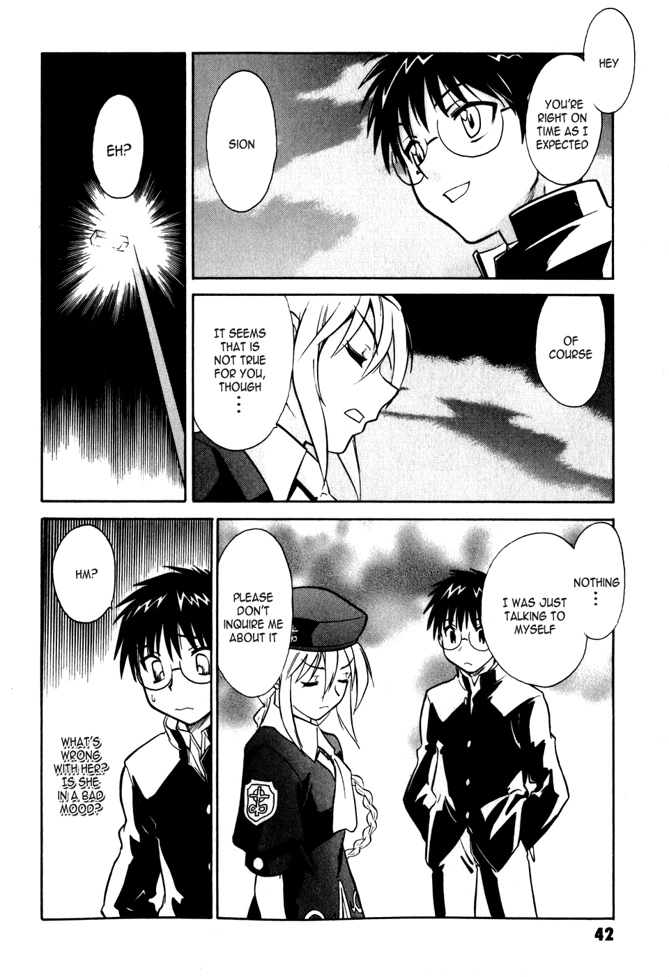 Melty Blood Chapter 6 page 6 - Chapter 6: ACT.6 - Red Hair