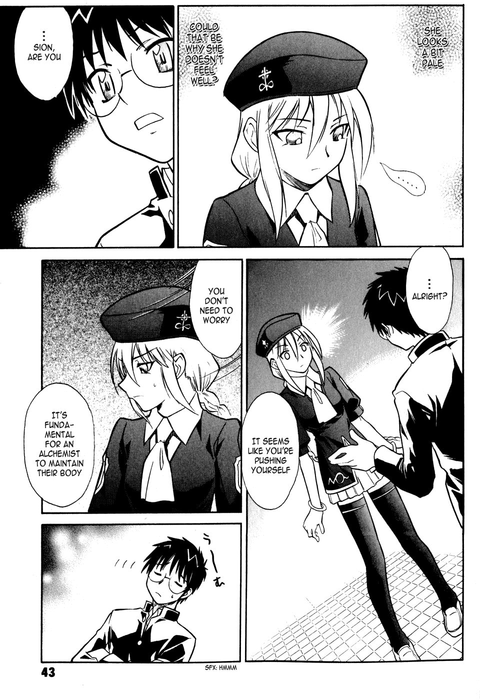 Melty Blood Chapter 6 page 7 - Chapter 6: ACT.6 - Red Hair