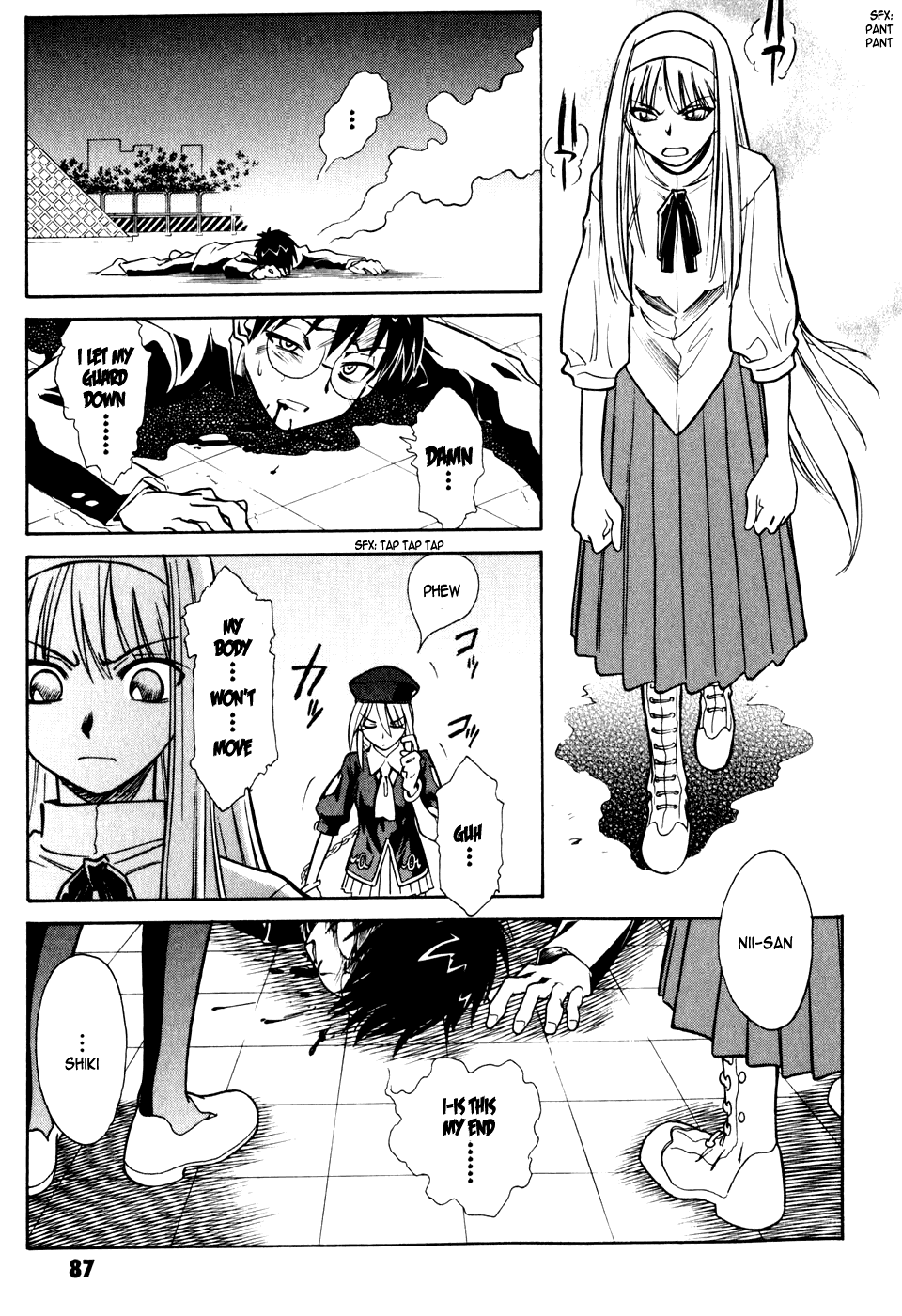Melty Blood Chapter 7 page 11 - Chapter 7: ACT.7 - Chanced Meeting