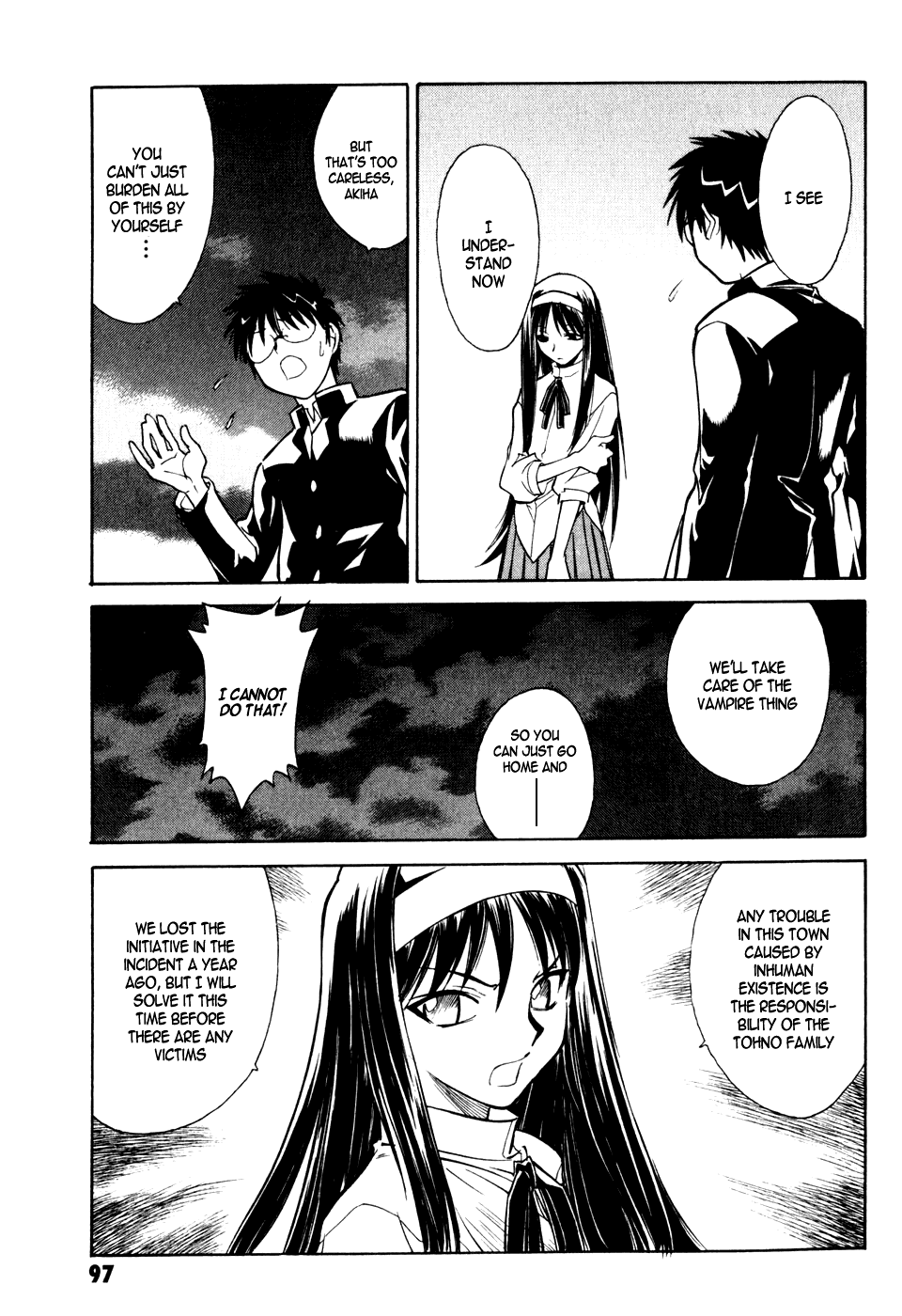 Melty Blood Chapter 7 page 21 - Chapter 7: ACT.7 - Chanced Meeting