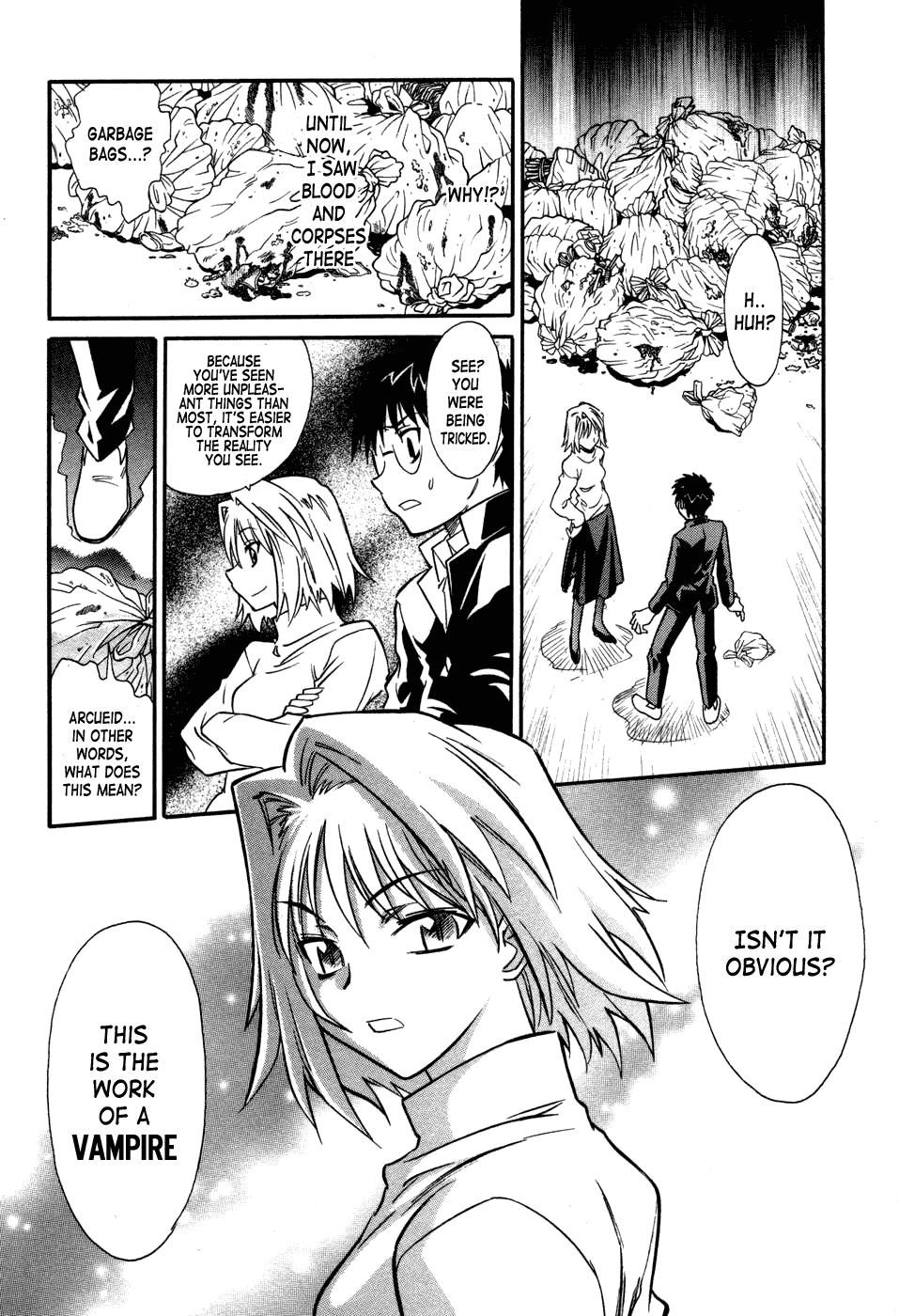 Melty Blood Chapter 9 page 22 - Chapter 9: ACT.9 - Tatari