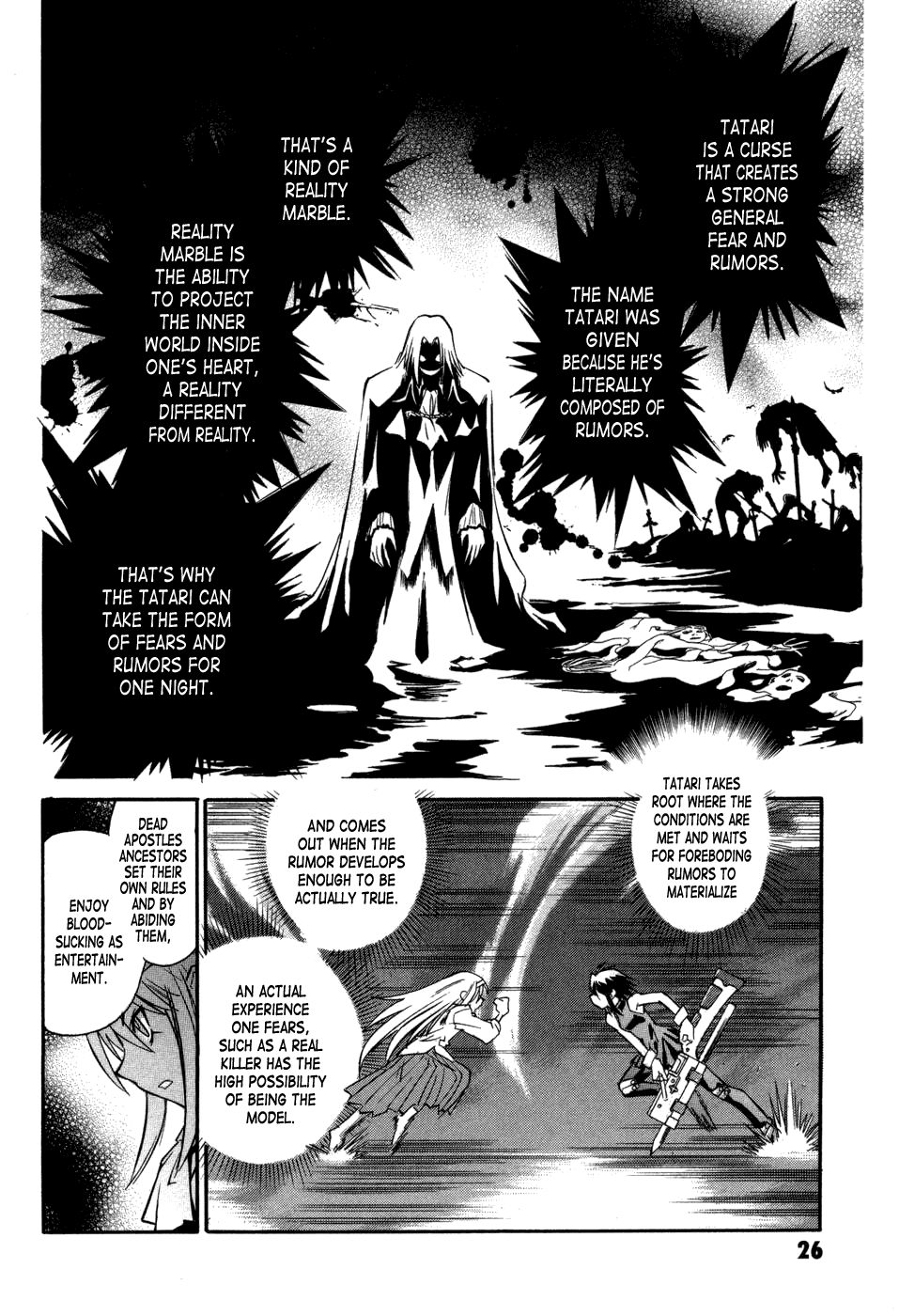 Melty Blood Chapter 9 page 28 - Chapter 9: ACT.9 - Tatari