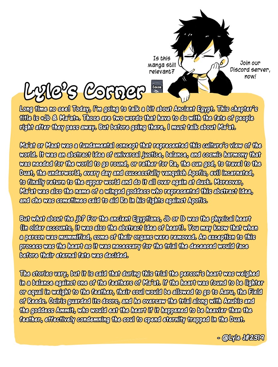Memento Memori Chapter 13 page 21 - Chapter 13: Jb & Ma'at (Heart & Feather)