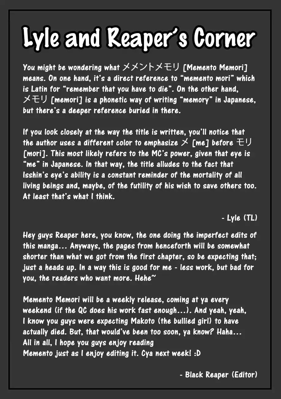 Memento Memori Chapter 2 page 17 - Chapter 2: Singing Bones