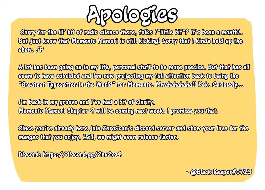 Memento Memori Chapter 8 page 21 - Chapter 8: Qohelet