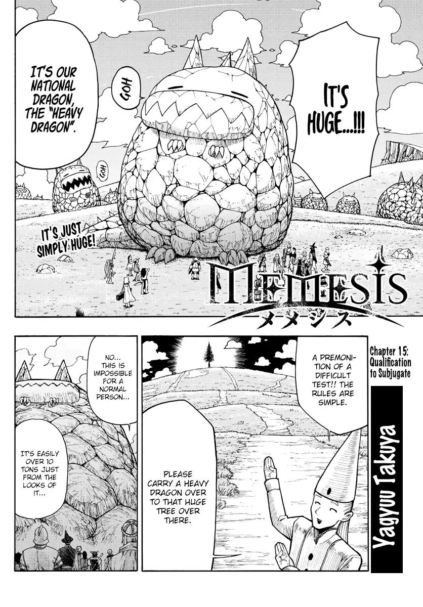 Memesis (Yagyuu Takuya) Chapter 15 page 3 - Chapter 15