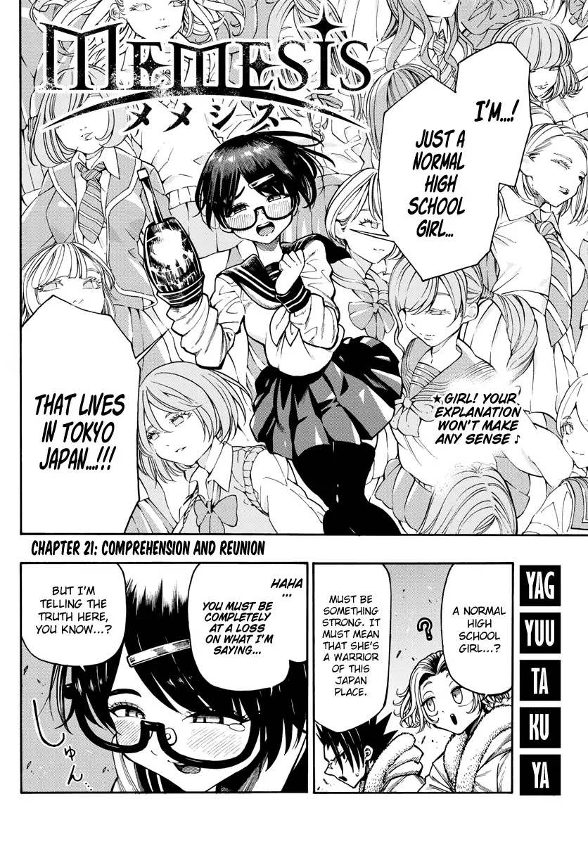 Memesis (Yagyuu Takuya) Chapter 21 page 3 - Chapter 21: Comprehension and Reunion