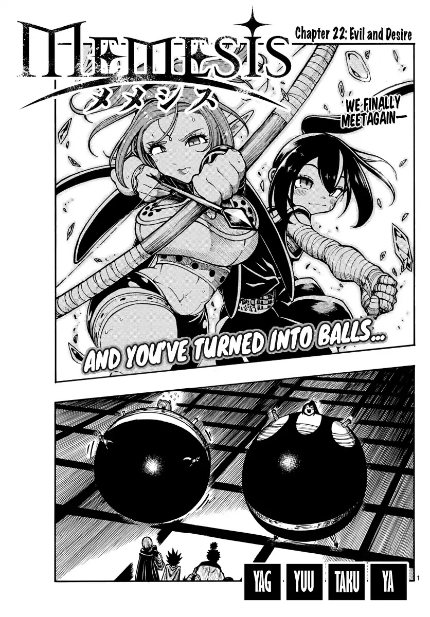 Memesis (Yagyuu Takuya) Chapter 22 page 1 - Chapter 22: Evil and Desire