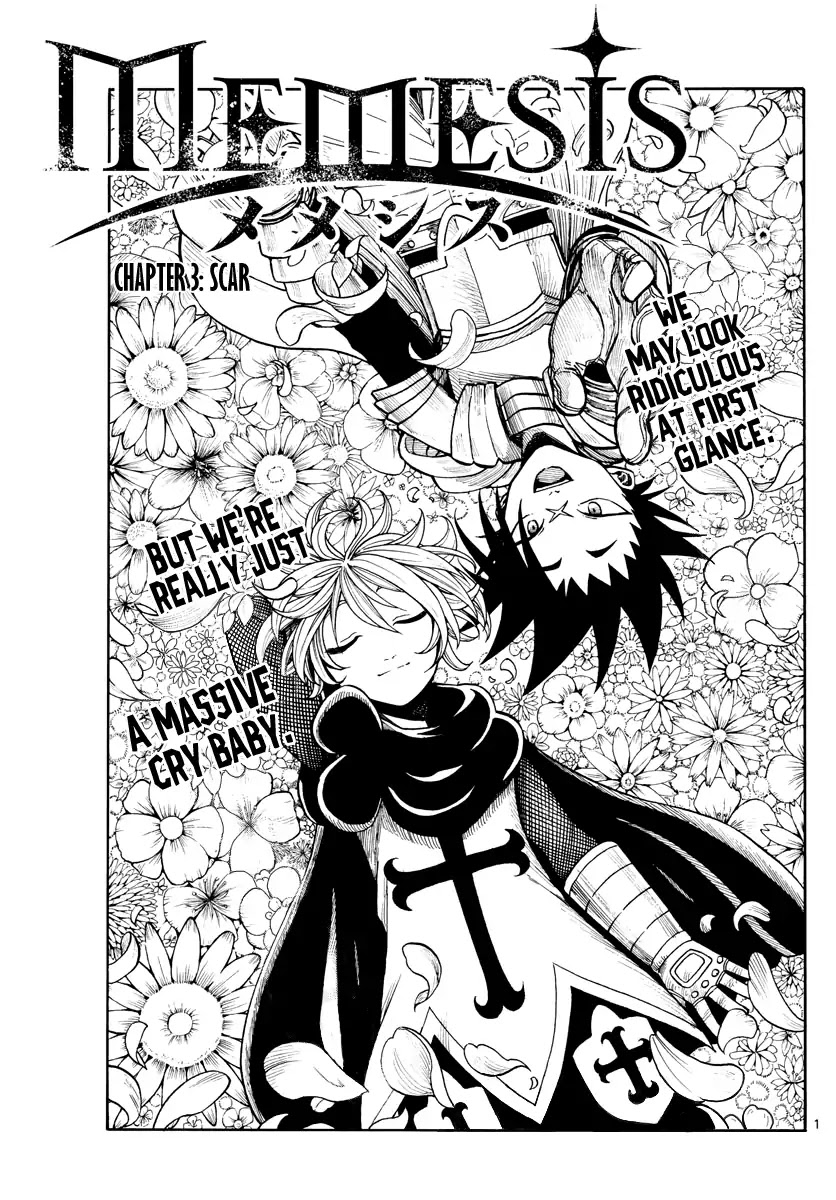 Memesis (Yagyuu Takuya) Chapter 3 page 1 - Chapter 3: Scar