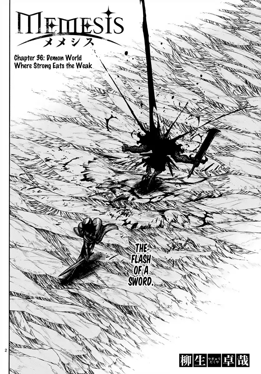 Memesis (Yagyuu Takuya) Chapter 36 page 3 - Chapter 36: Demon World Where Strong Eats the Weak