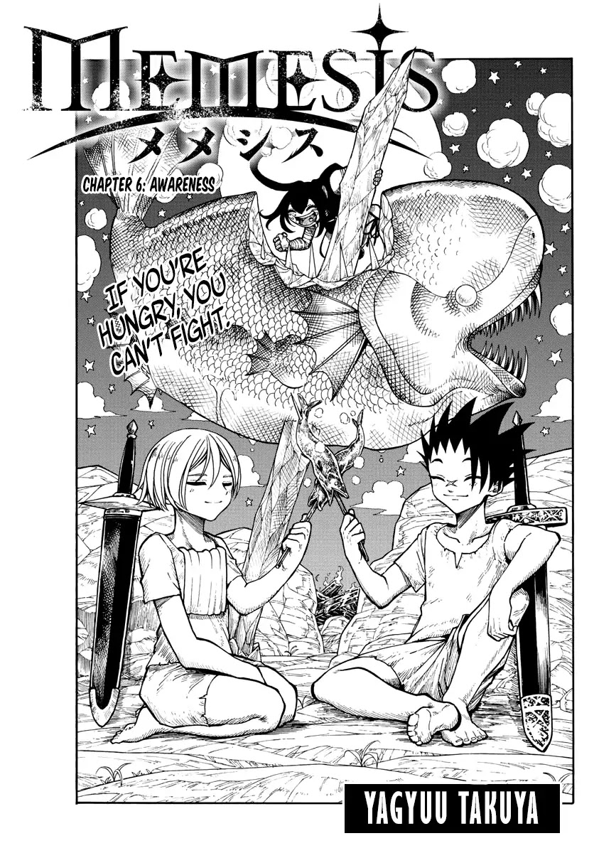 Memesis (Yagyuu Takuya) Chapter 6 page 1 - Chapter 6: Awareness