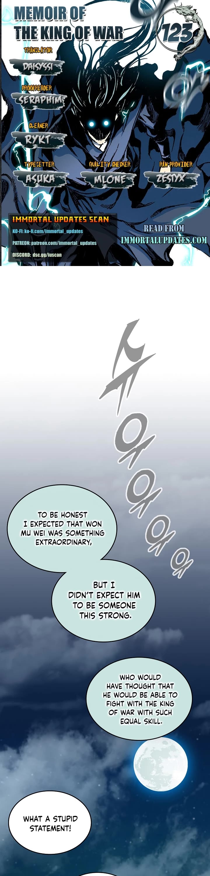 Memoir Of The King Of War Chapter 123 page 1 - Chapter 123