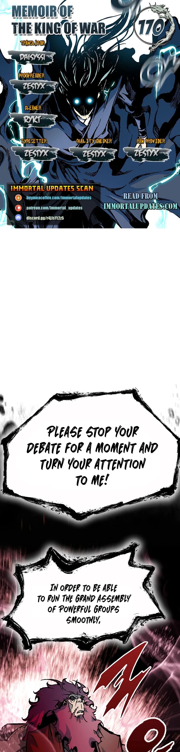 Memoir Of The King Of War Chapter 170 page 1 - Chapter 170
