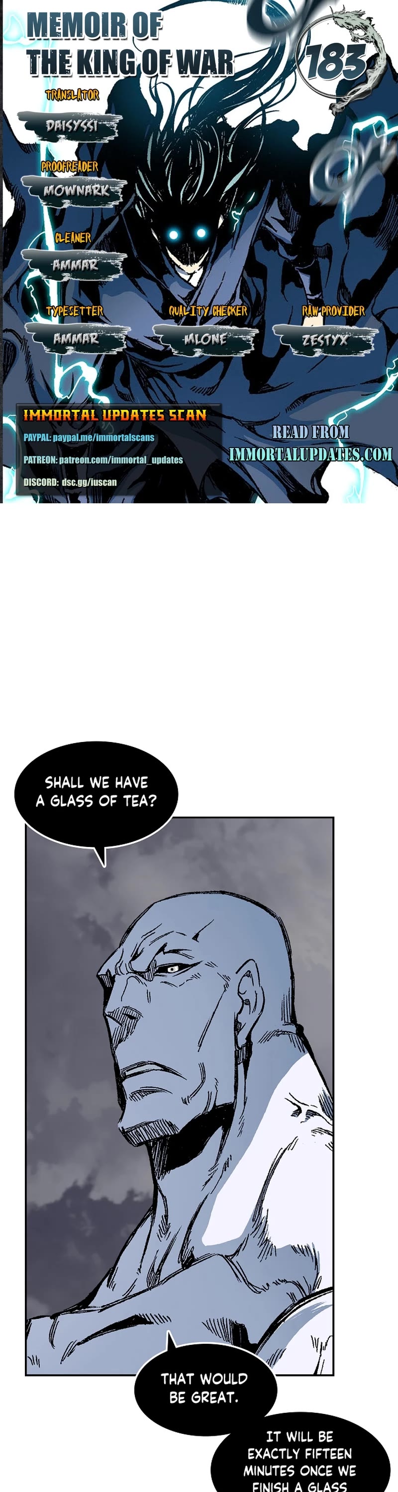 Memoir Of The King Of War Chapter 183 page 1 - Chapter 183
