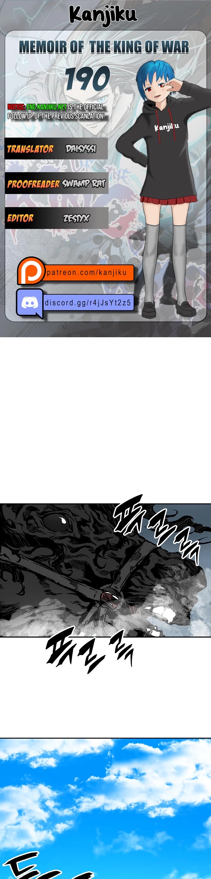Memoir Of The King Of War Chapter 190 page 1 - Chapter 190: Season 2 -END-