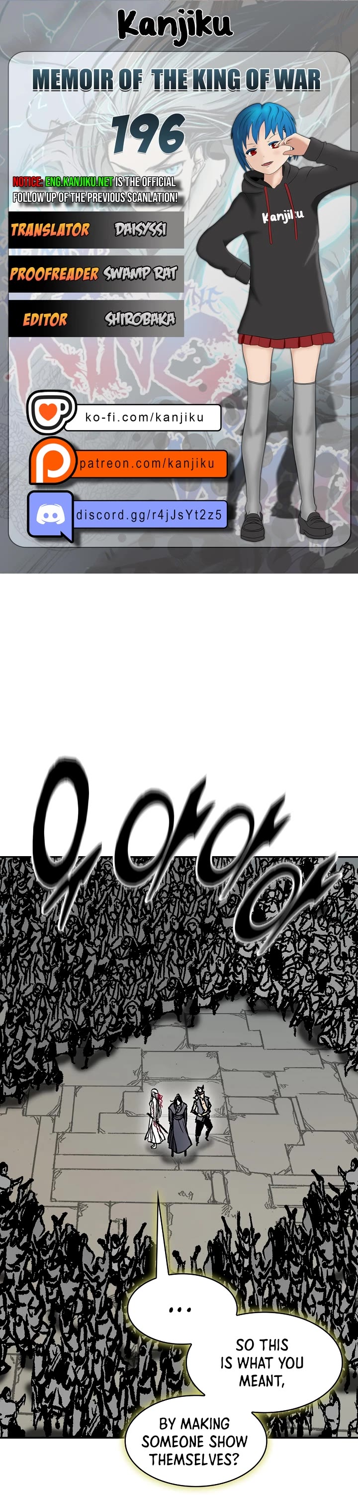 Memoir Of The King Of War Chapter 196 page 1 - Chapter 196