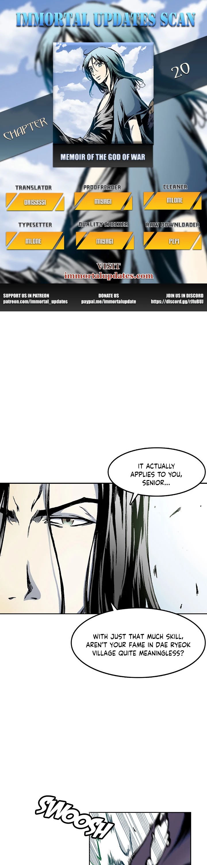 Memoir Of The King Of War Chapter 20 page 1 - Chapter 20