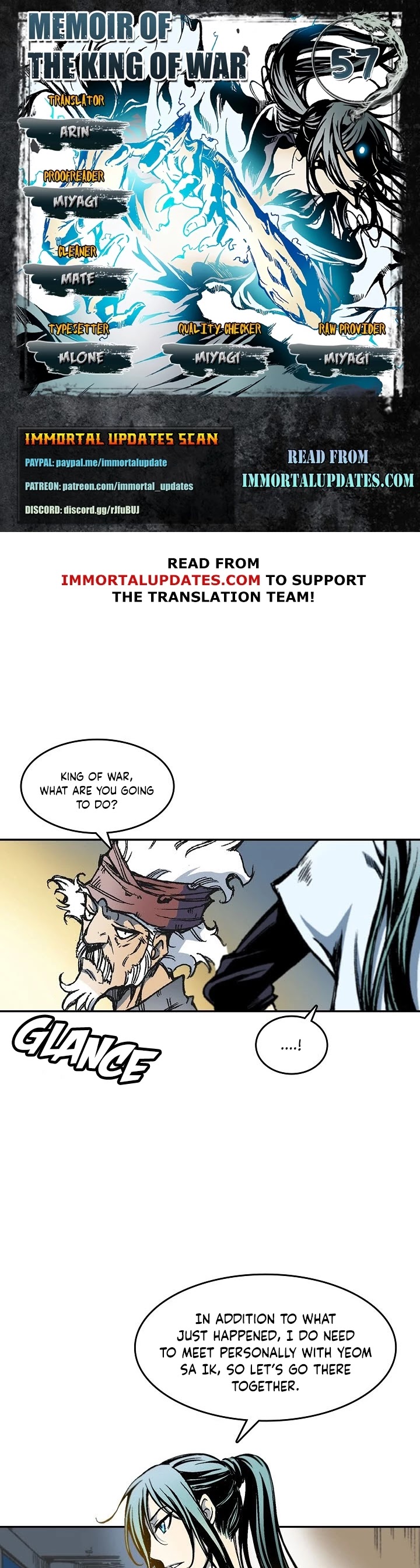 Memoir Of The King Of War Chapter 57 page 1 - Chapter 57