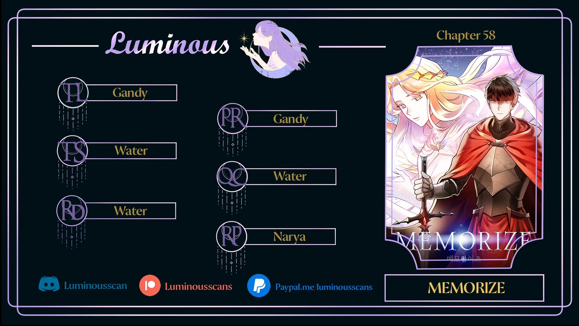 MEMORIZE Chapter 58 page 1 - Chapter 58