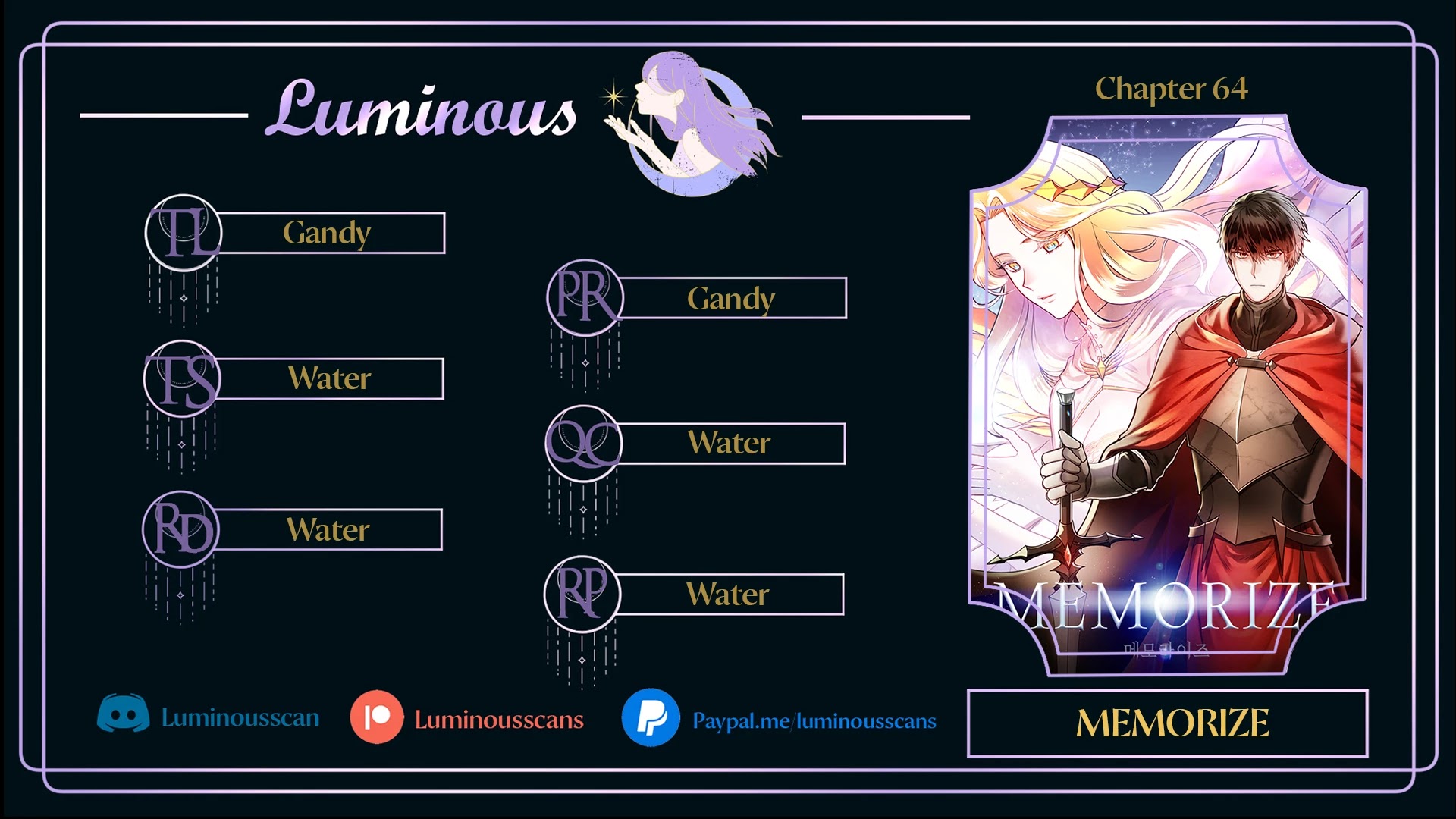 MEMORIZE Chapter 64 page 1 - Chapter 64