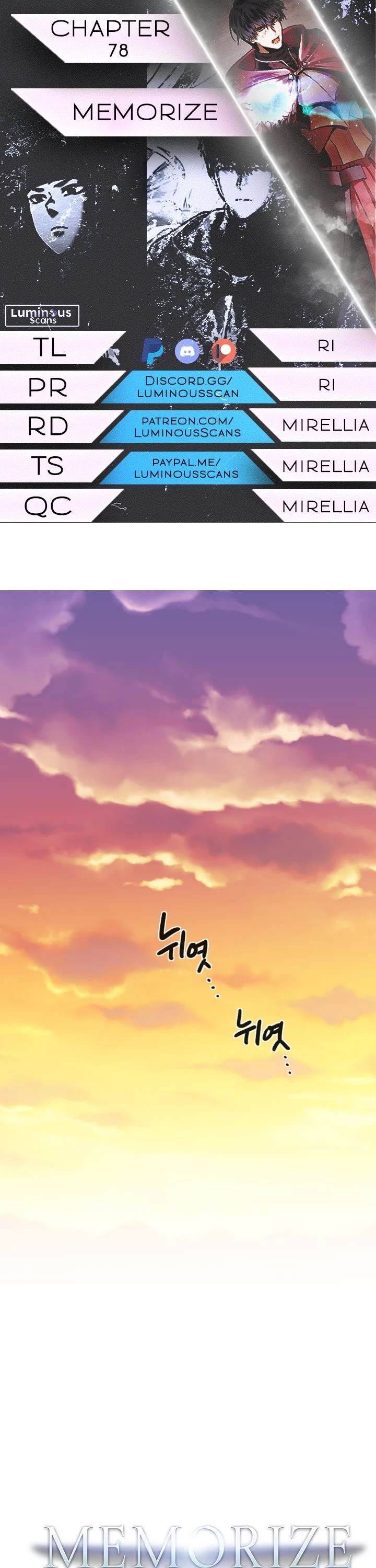 MEMORIZE Chapter 78 page 1 - Chapter 78