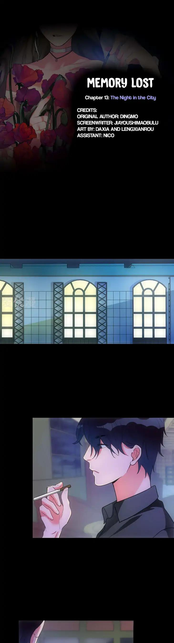 Memory Lost Chapter 13 page 2 - Chapter 13: The Night in the City
