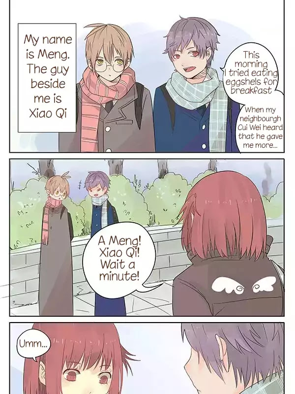 Meng Never Falls in Love Chapter 1 page 2 - Chapter 1: Someone drew something in my notebook?