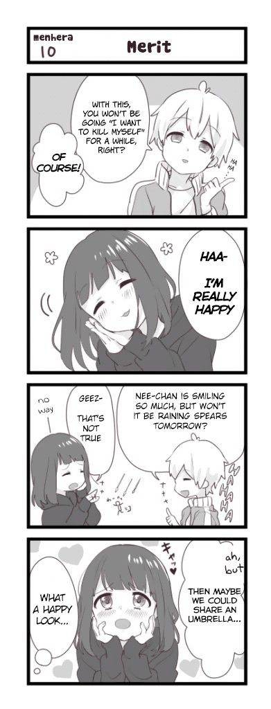 Menhera Shoujo Kurumi-chan Chapter 10 page 1 - Chapter 10: Merit