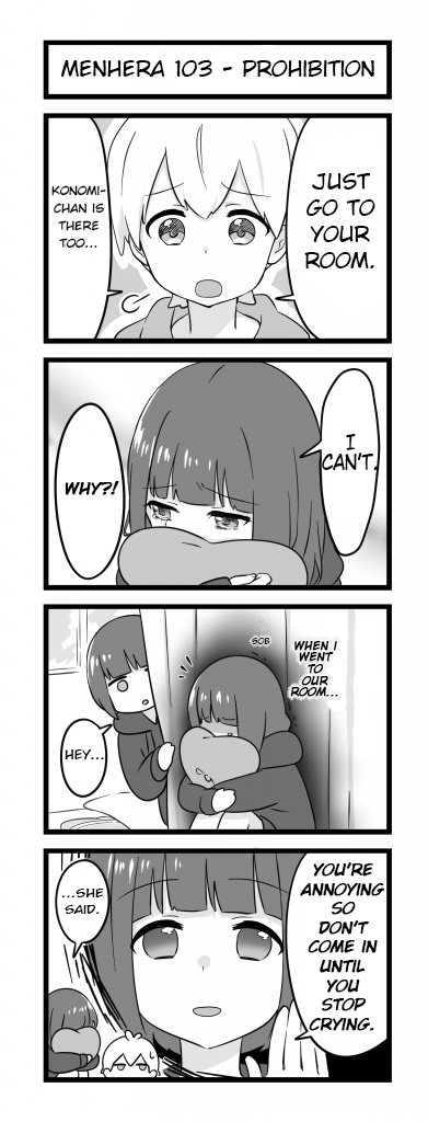 Menhera Shoujo Kurumi-chan Chapter 103 page 1 - Chapter 103: Prohibition