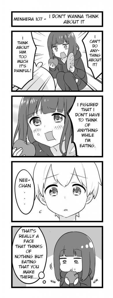 Menhera Shoujo Kurumi-chan Chapter 107 page 1 - Chapter 107: I don't wanna think about it
