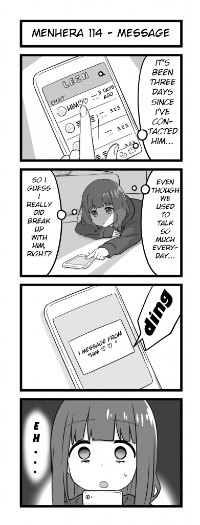 Menhera Shoujo Kurumi-chan Chapter 114 page 1 - Chapter 114: Message