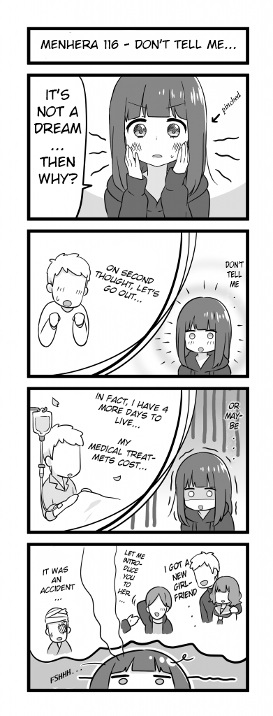 Menhera Shoujo Kurumi-chan Chapter 116 page 1 - Chapter 116: Don't tell me...