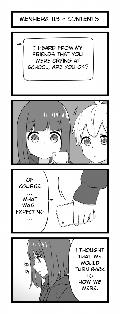 Menhera Shoujo Kurumi-chan Chapter 118 page 1 - Chapter 118: Contents