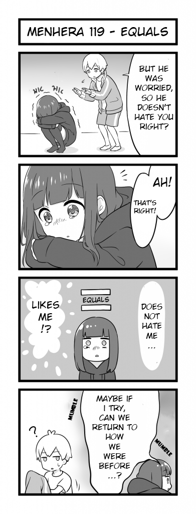Menhera Shoujo Kurumi-chan Chapter 119 page 1 - Chapter 119: Equals
