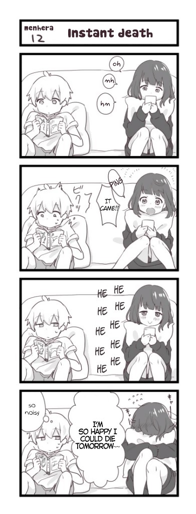 Menhera Shoujo Kurumi-chan Chapter 12 page 1 - Chapter 12: Instant death