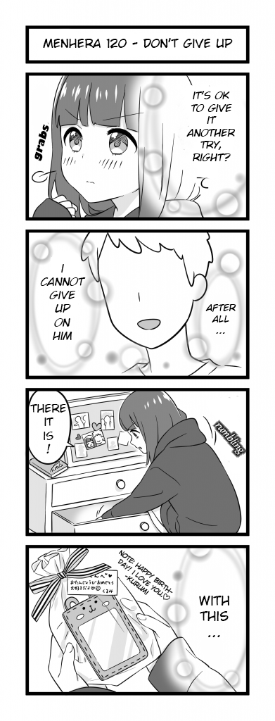 Menhera Shoujo Kurumi-chan Chapter 120 page 1 - Chapter 120: Don't give up