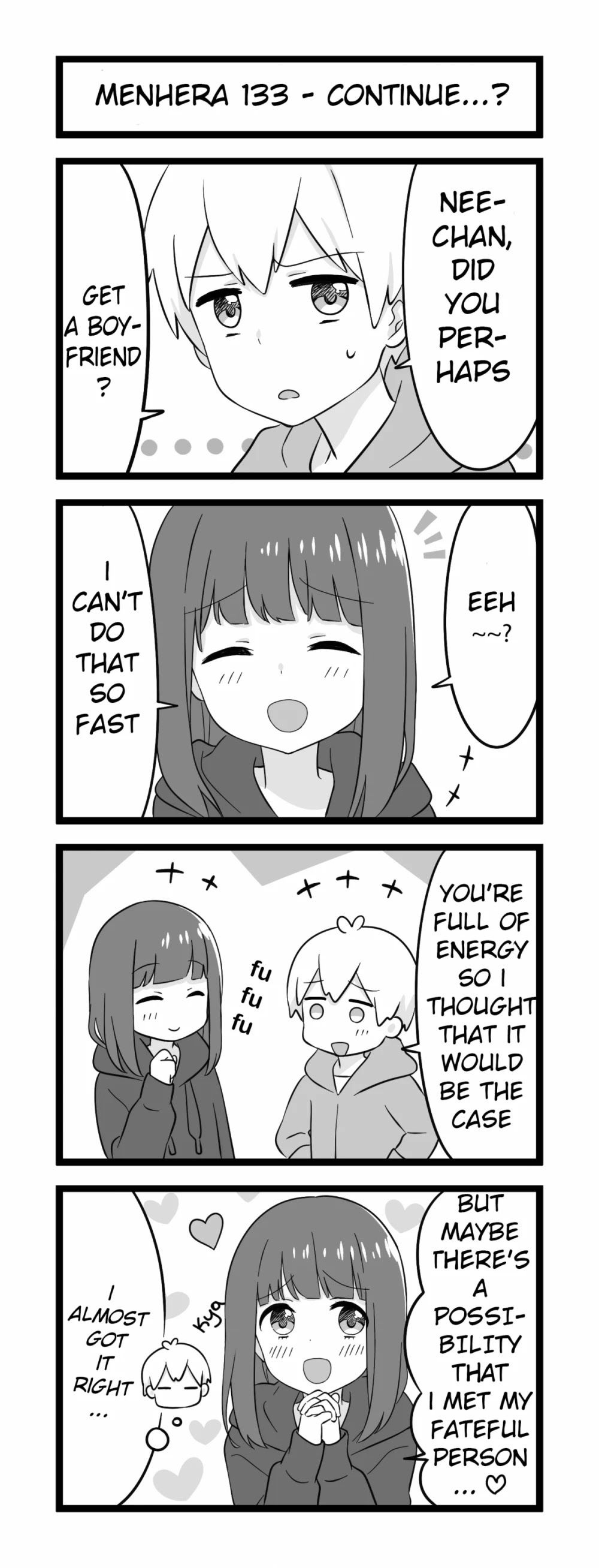Menhera Shoujo Kurumi-chan Chapter 133 page 1 - Chapter 133: Continue..?