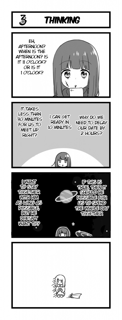 Menhera Shoujo Kurumi-chan Chapter 136 page 1 - Chapter 136: Thinking