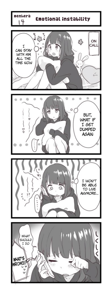 Menhera Shoujo Kurumi-chan Chapter 14 page 1 - Chapter 14: Emotional instability