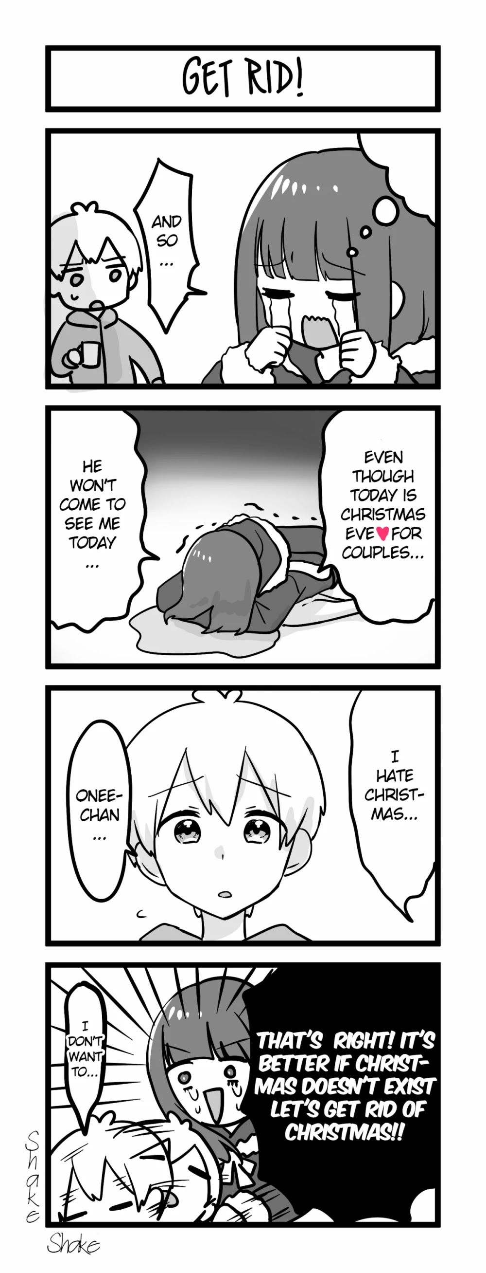Menhera Shoujo Kurumi-chan Chapter 144 page 1 - Chapter 144: Get rid!