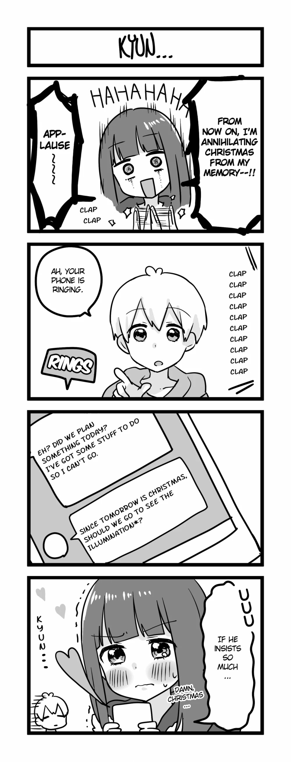 Menhera Shoujo Kurumi-chan Chapter 145 page 1 - Chapter 145: Kyun...